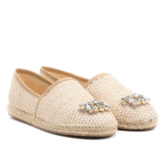 Alpargata Shoestock Pedraria Feminina - Bege