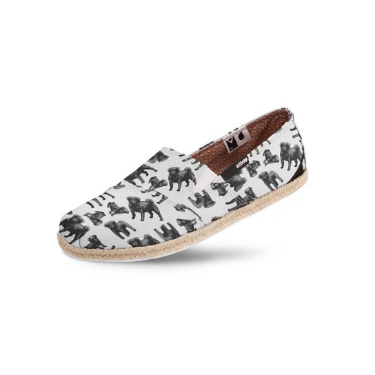 Alpargata Usthemp Corda Casual Vegano Pug Feminina - Branco