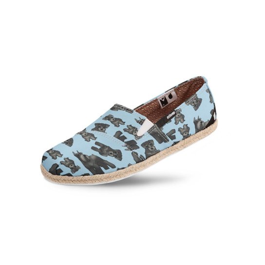 Alpargata Usthemp Corda Vegano Schnauzer Feminina - Azul Claro