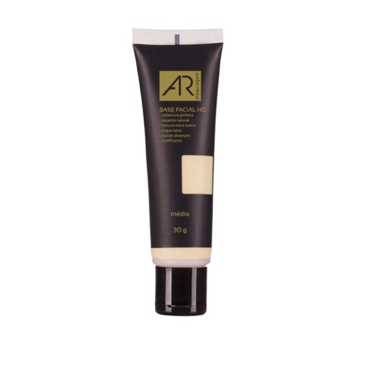 Base Facial Hd Médio Ar Maquiagem Abelha Rainha 30g - Incolor