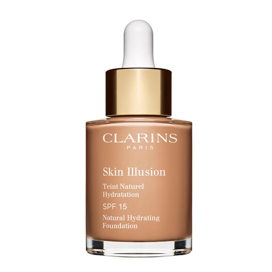 Base Líquida Clarins Skin Illusion Foundation Cor 112 Amber - Incolor
