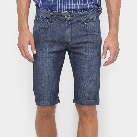 Bermuda Dardak Escura Slim Fit - Jeans