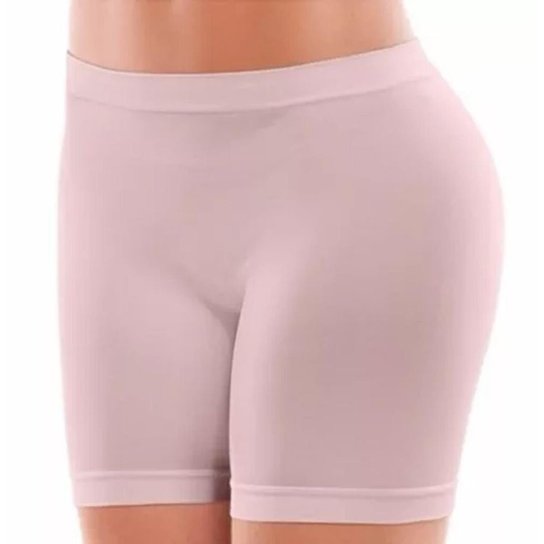 Bermuda Modeladora sem Costura Lupo Feminina - Nude