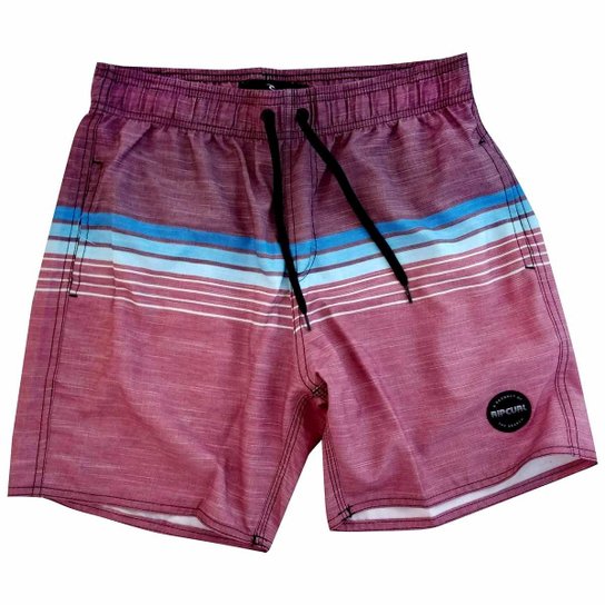 Bermuda Rip CurlBoardshort Volley Free Time - Vermelho
