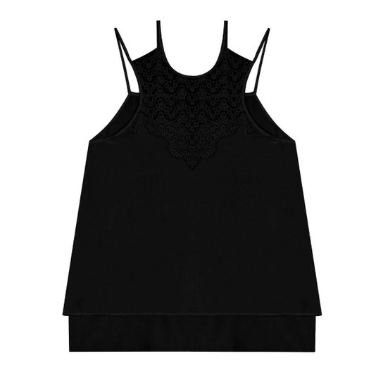 Blusa Endless de Viscose - Preto