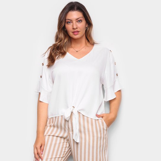 BLUSAS HELI FEMININO -G1918161 - Branco