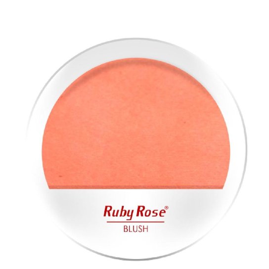 Blush Pêssego Ruby Rose 6104 B1 Rosto Corado Maquiagem - Incolor