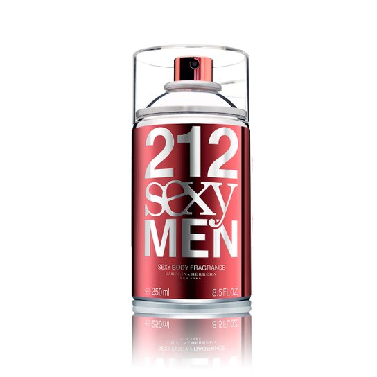 Body Spray Masculino 212 Sexy Men Carolina Herrera 250ml - Incolor
