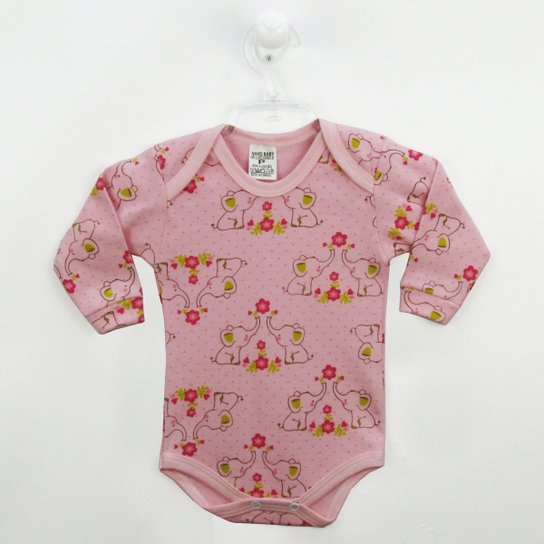Body Suedine Elefantes - Rosa
