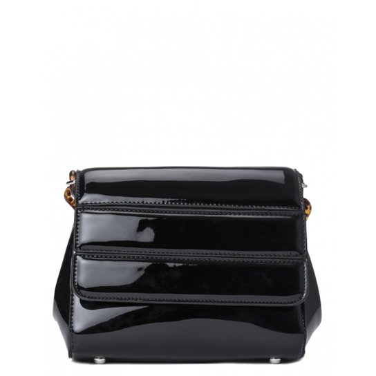 Bolsa Amaro Alça Resina Feminina - Preto