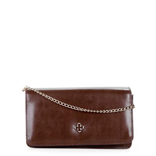 Bolsa Capodarte Flap Soft Feminina - Marrom