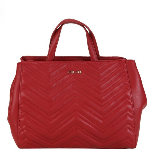 Bolsa Colcci Handbag Letras Matelassê Feminina - Vermelho