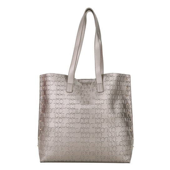 Bolsa Colcci Shopper Croco Tachas Feminina - Cobre