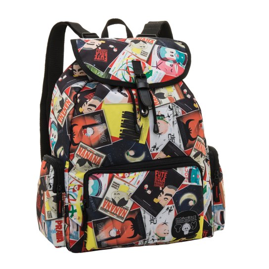 Bolsa Costas Turma Da Mônica Toy Season - Preto
