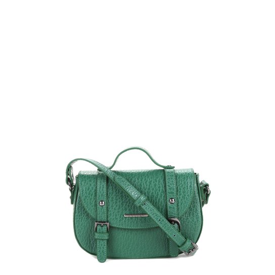 Bolsa Couro Colcci Mini Bag Floater Fivelas Feminina - Verde