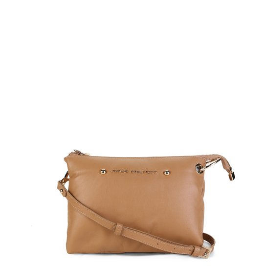 Bolsa Couro Jorge Bischoff Transversal Feminina - Nude