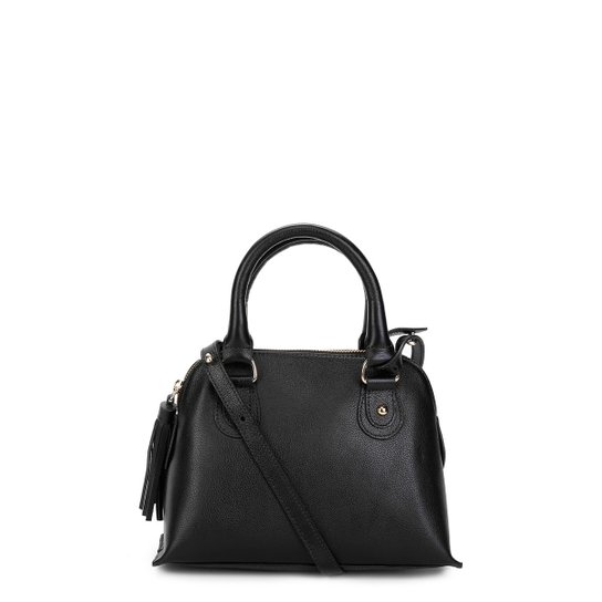 Bolsa Couro Shoestock Mini Handbag Feminina - Preto