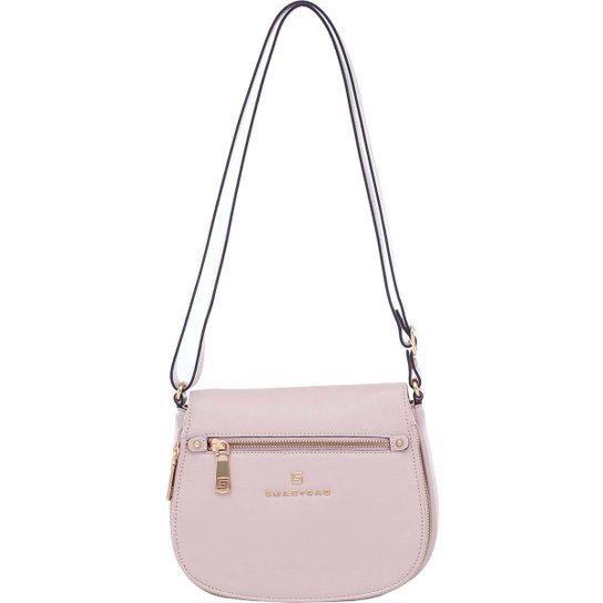 Bolsa Couro Transversal - Nude