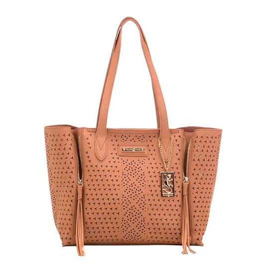 Bolsa de Ombro Fellipe Krein Feminina - Bege