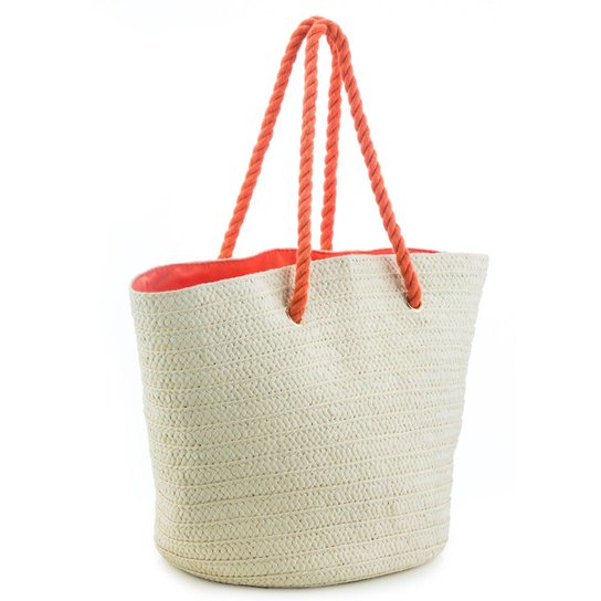 Bolsa de Praia Manly Feminina - Off White
