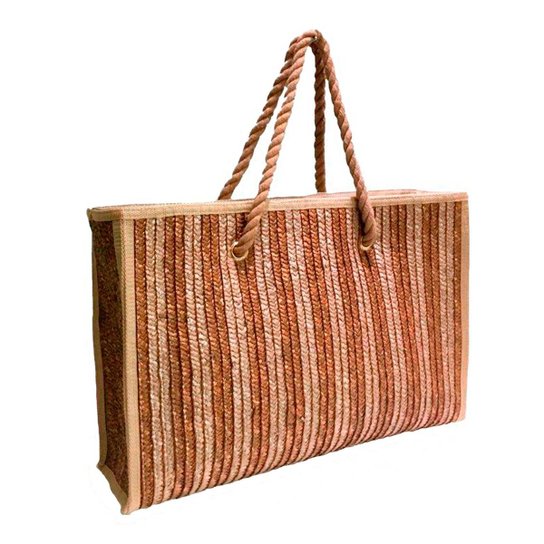 Bolsa de Praia Manly Feminina - Marrom