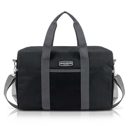 Bolsa de Viagem e Academia Jacki Design Poliéster - Preto