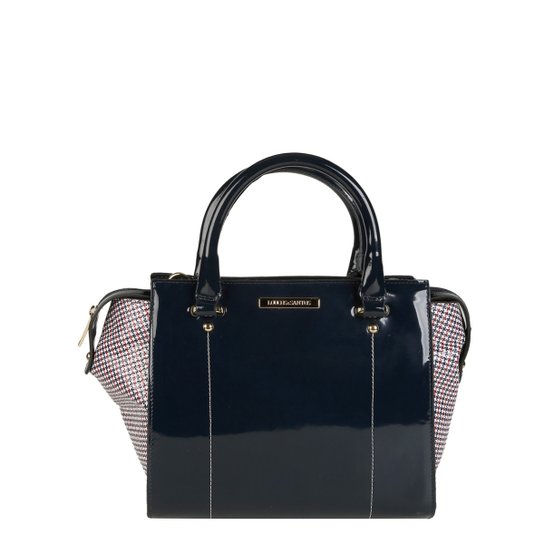 Bolsa Loucos & Santos Handbag Verniz Feminina - Marinho
