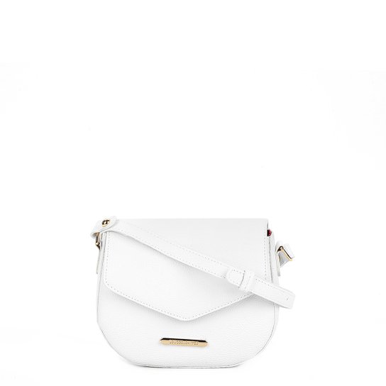 Bolsa Loucos e Santos Mini Bag Matelassê Feminina - Branco