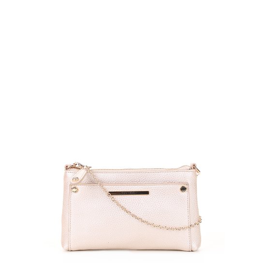Bolsa Mini Bag Colcci Metalizada Feminina - Rosa