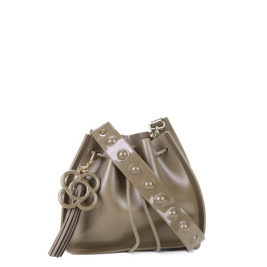Bolsa Petite Jolie Saco Melow Feminina - Verde Militar