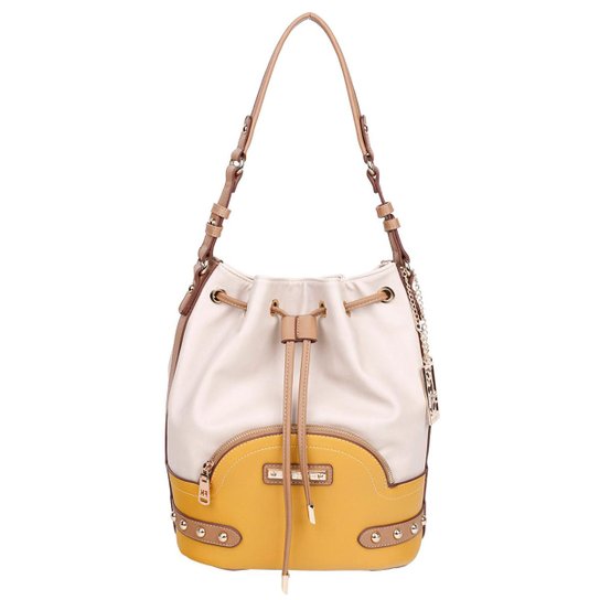 Bolsa Saco Fellipe Krein Feminina - Bege