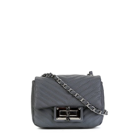 Bolsa Santa Lolla Caviar Feminina - Cinza