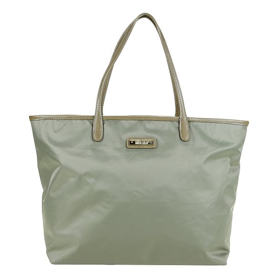Bolsa Santa Lolla Shopper Nylon Feminina - Verde Militar