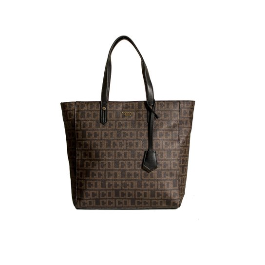 Bolsa Shopping Logomania Colcci - Marrom
