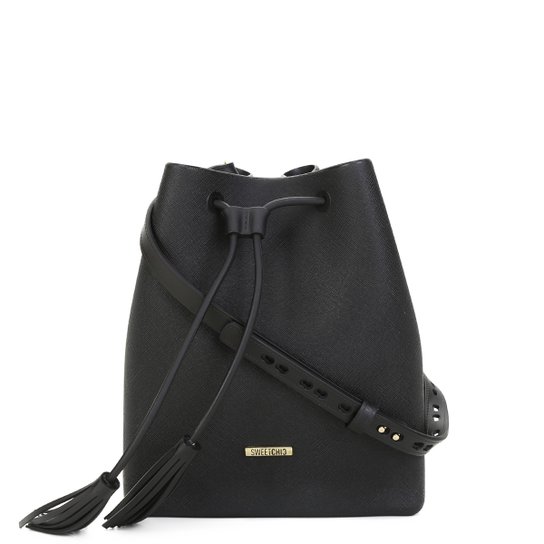 Bolsa Sweetchic Chicago Amarração Transversal Feminina - Preto