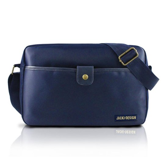 Bolsa Transversal Masculina Jacki Design Microfibra - Marinho
