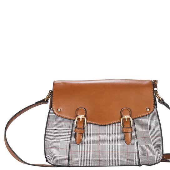 Bolsa Transversal Pallas - Marrom