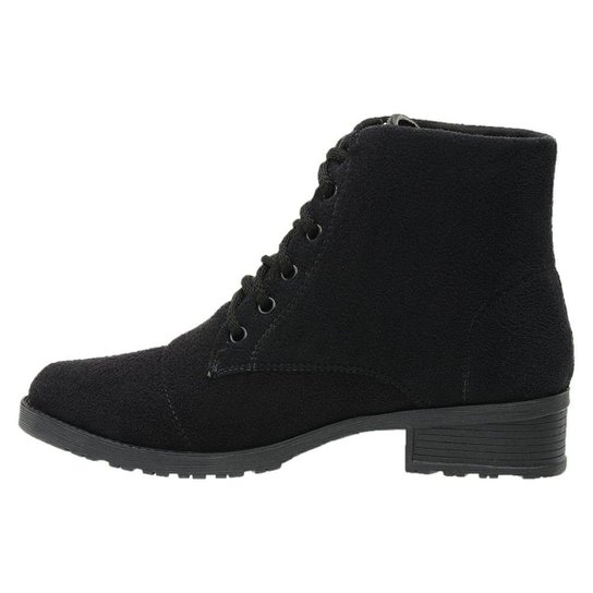 Bota 3LS3 Cano Baixo Feminino - Preto