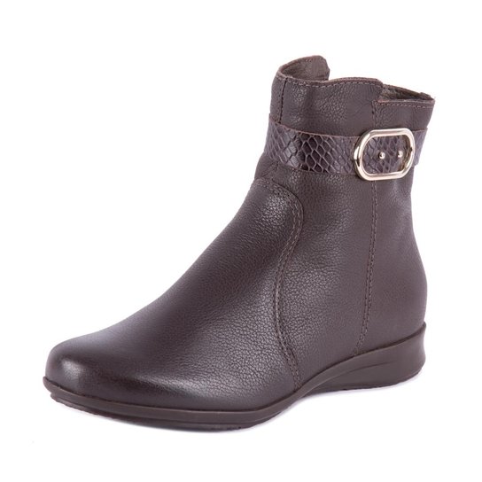Bota Cano Baixo - Bottero - Marrom Escuro