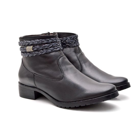 Bota Cano Baixo Liferock Feminino - Preto