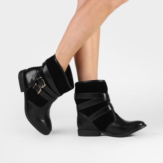 Bota Jorge Alex Biker Fivelas - Preto