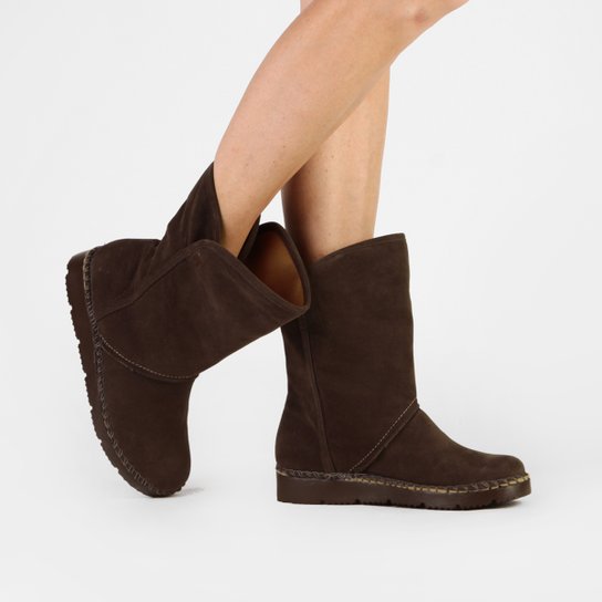 Bota Opanka Cano Médio - Marrom