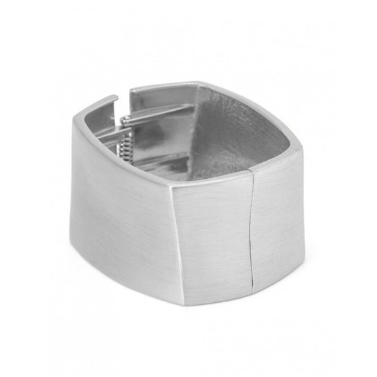Bracelete Amaro Metal Largo Feminino - Prata