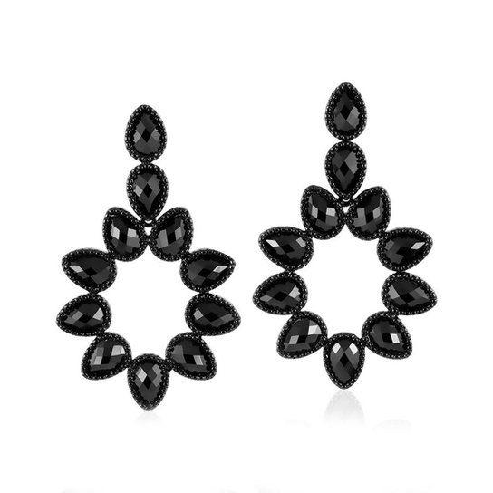 Brinco Giullia Ferraz Store Giullia Ferraz Store Onix Feminino - Preto