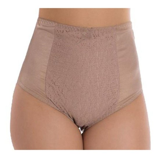 Calça Cinta Abdominal Princesa Catarina pós parto Kit com 3 peças em Microfibra - Bege
