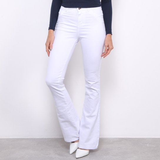 Calça Flare Coffee Feminina - Branco