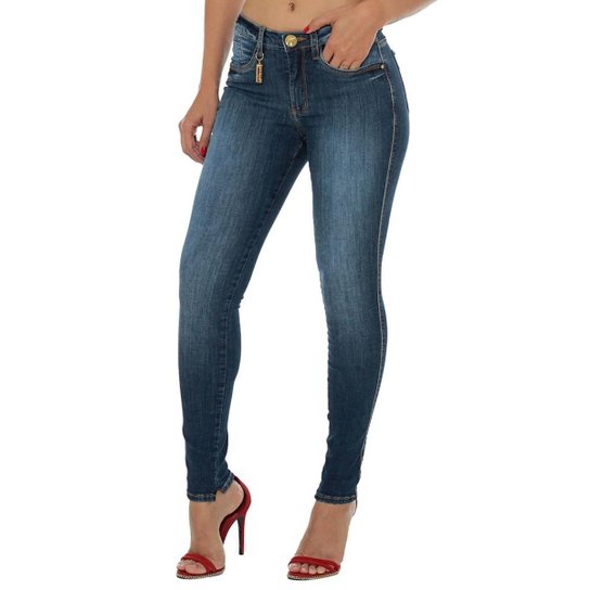 Calça Jeans Denuncia New Skinny - Azul