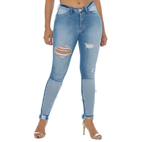 Calça Jeans Denuncia New Skinny - Azul