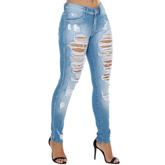 Calça Jeans Denuncia New Skinny - Azul