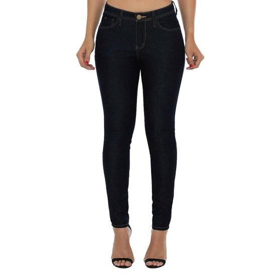 Calça Jeans Eventual Skinny Feminina - Azul